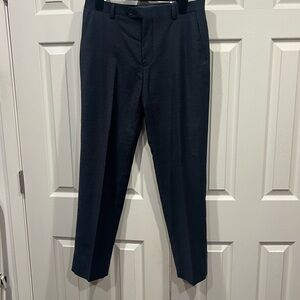 Jos A Bank Men's Blue and Grey tweed Dress Pants